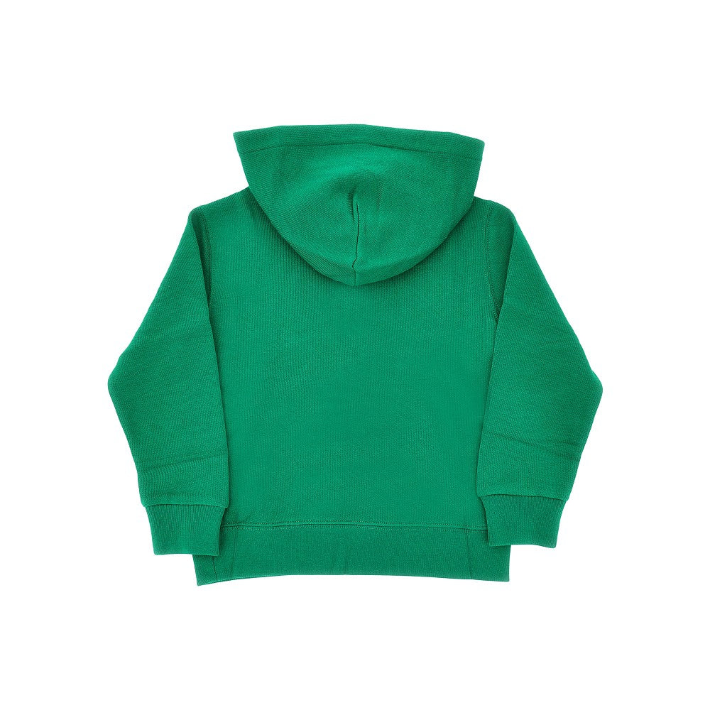 Hoodie with embroidered logo