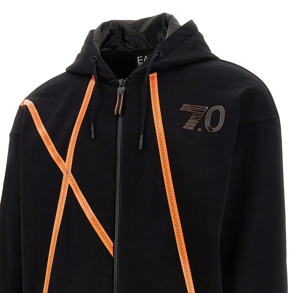 &#39;7.0&#39; full-zip hoodie