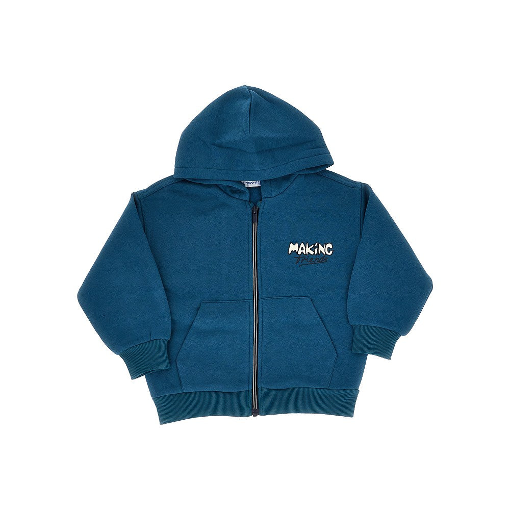 Felpa full-zip con stampa
