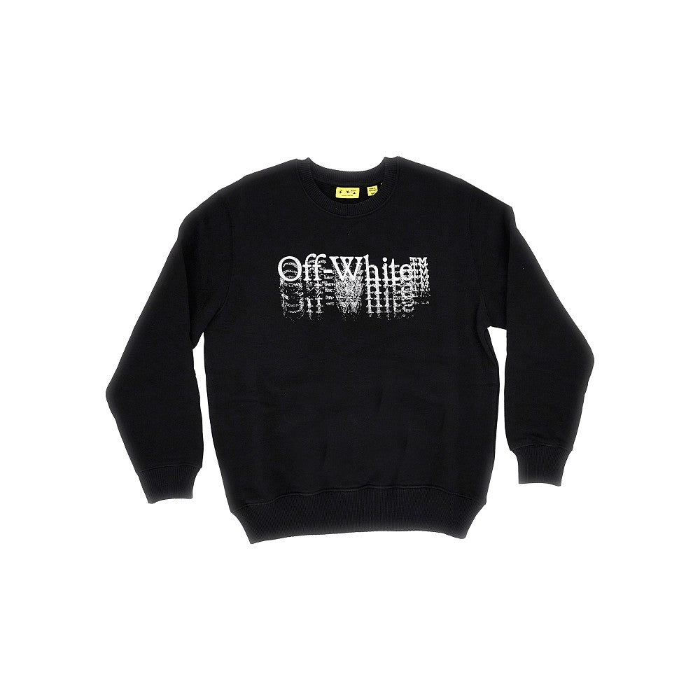 'Big Bookish Stamp' print crewneck sweatshirt - KIDS