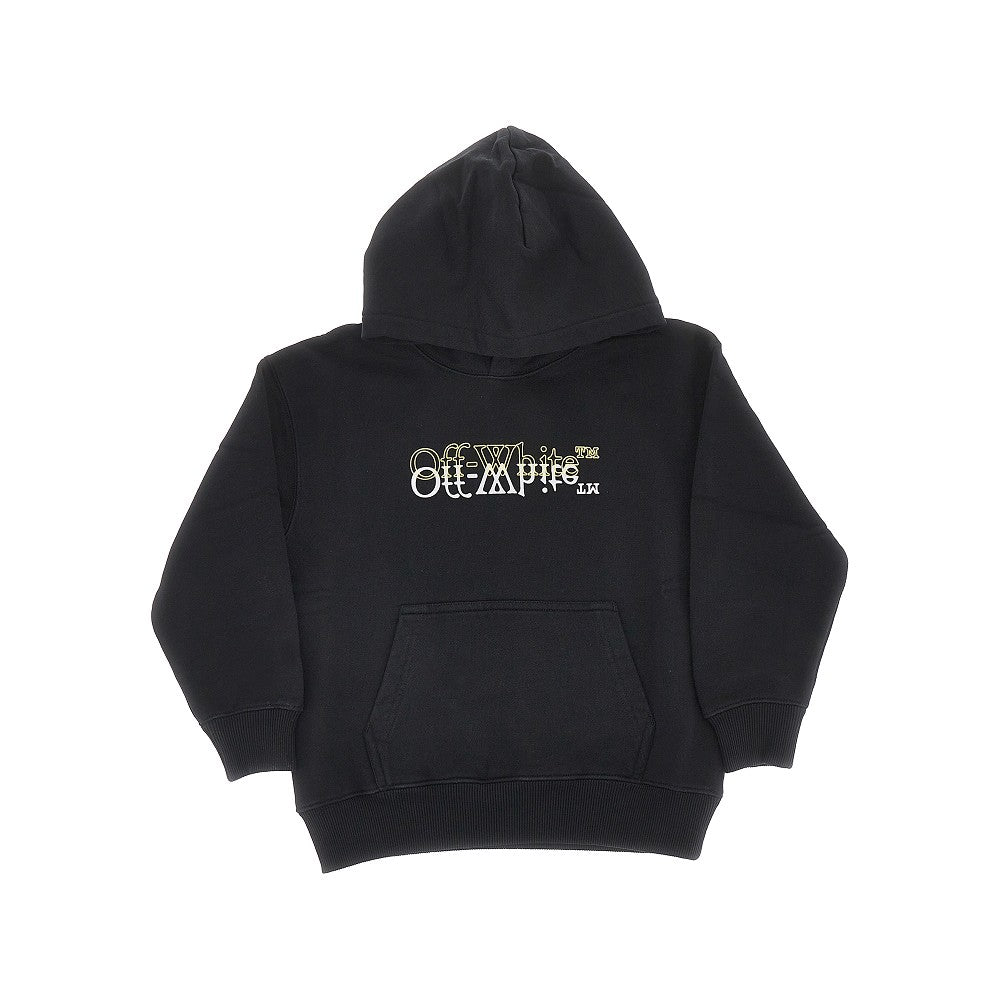 Double Logo print hoodie