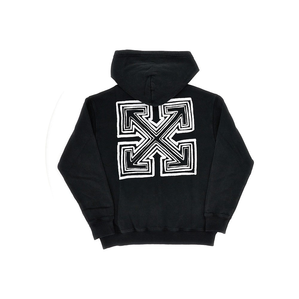 Felpa full-zip con stampa Arrow - KIDS