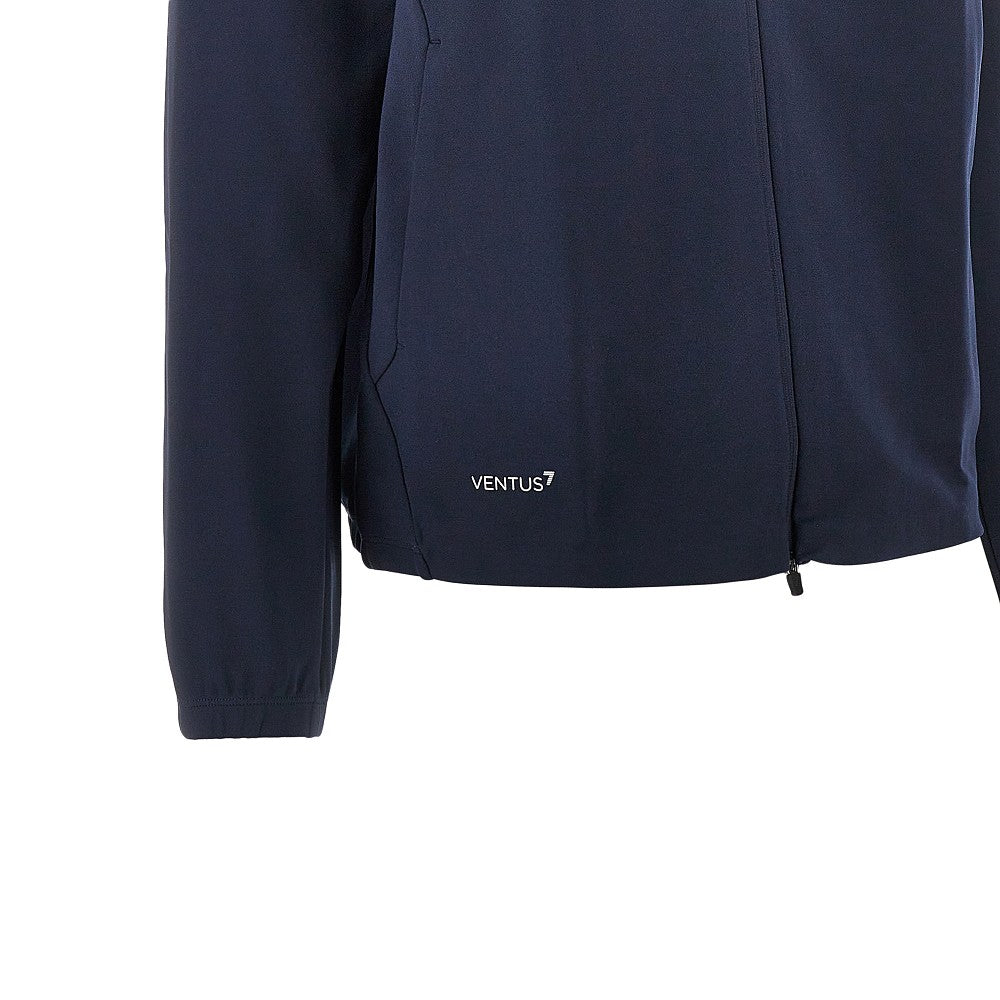 Felpa full-zip in tessuto tecnico