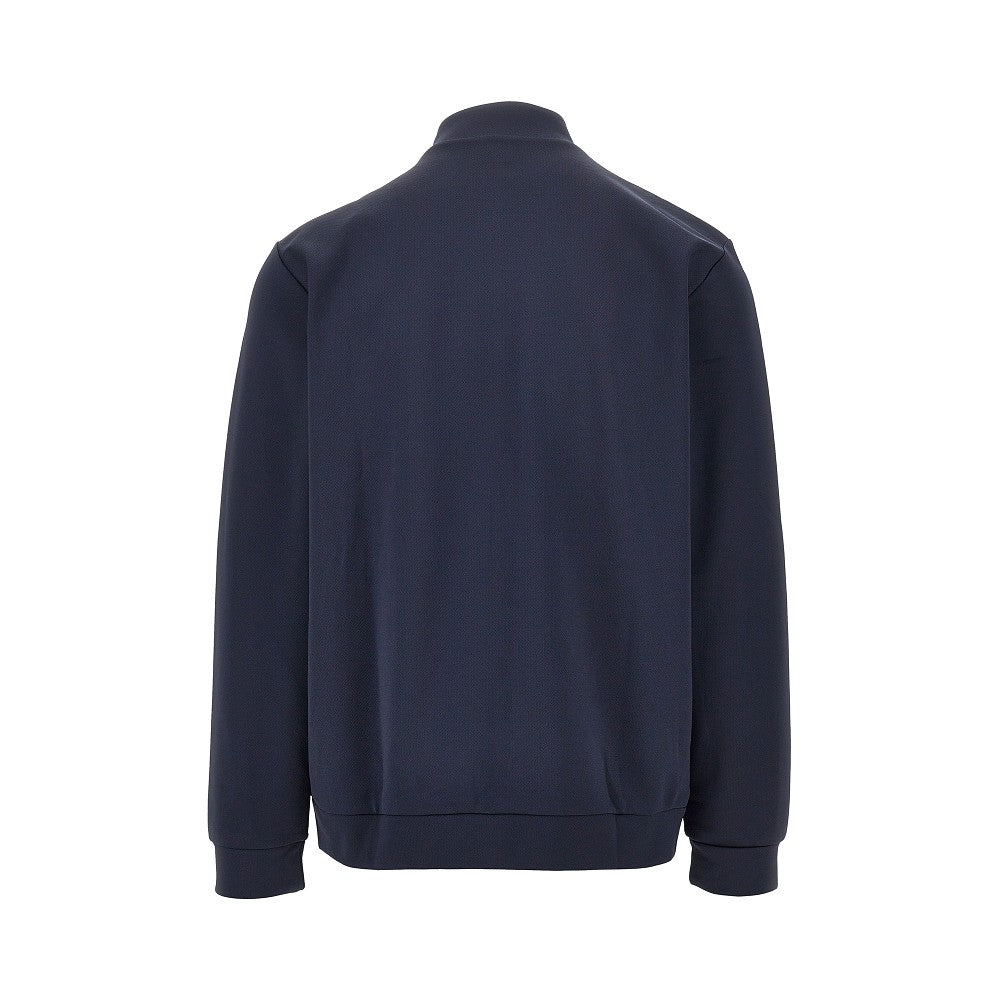 Felpa full-zip con targhetta logo