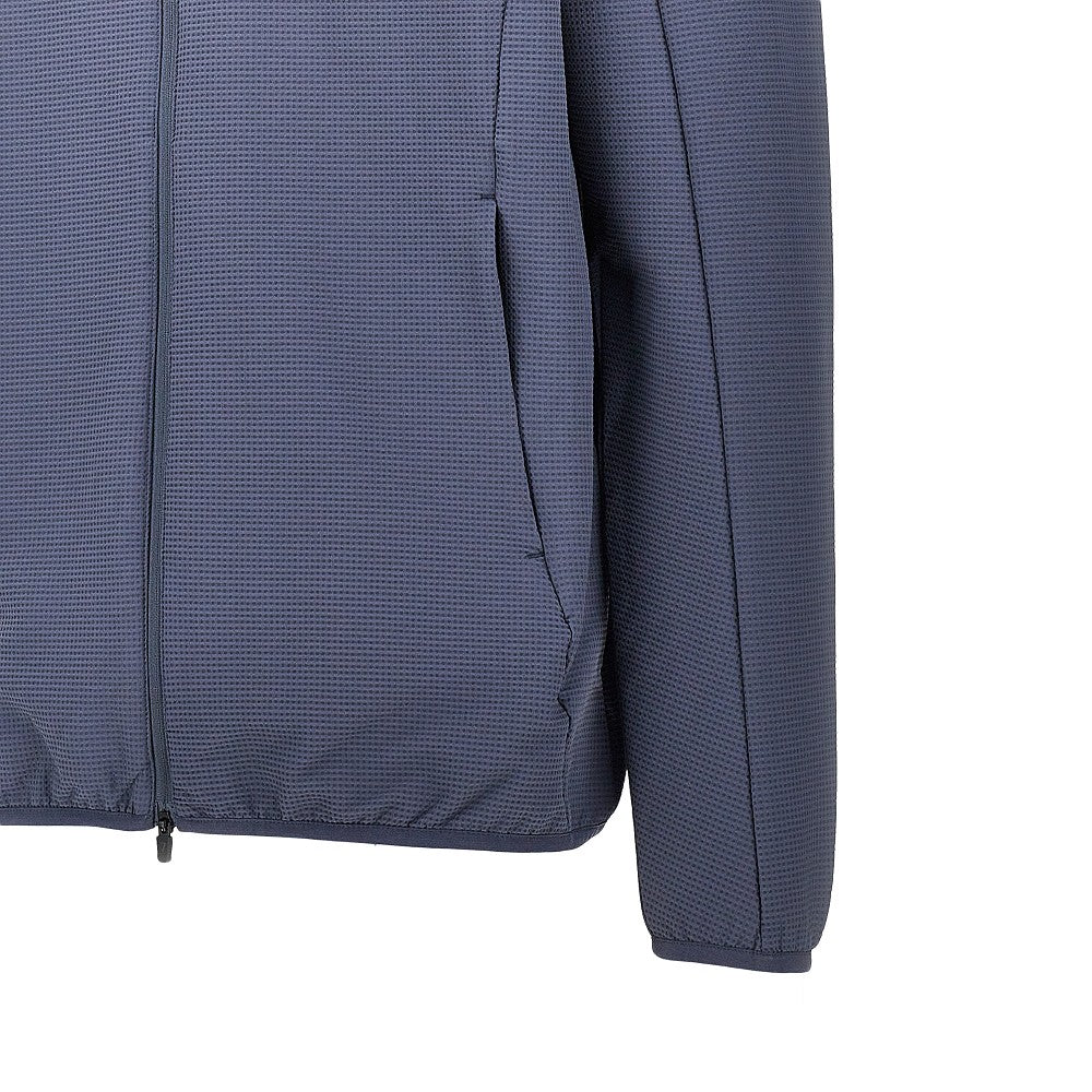 Felpa full-zip in VENTUS7 goffrato