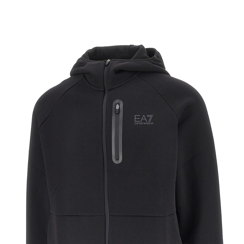 Felpa full-zip in Natural Ventus7