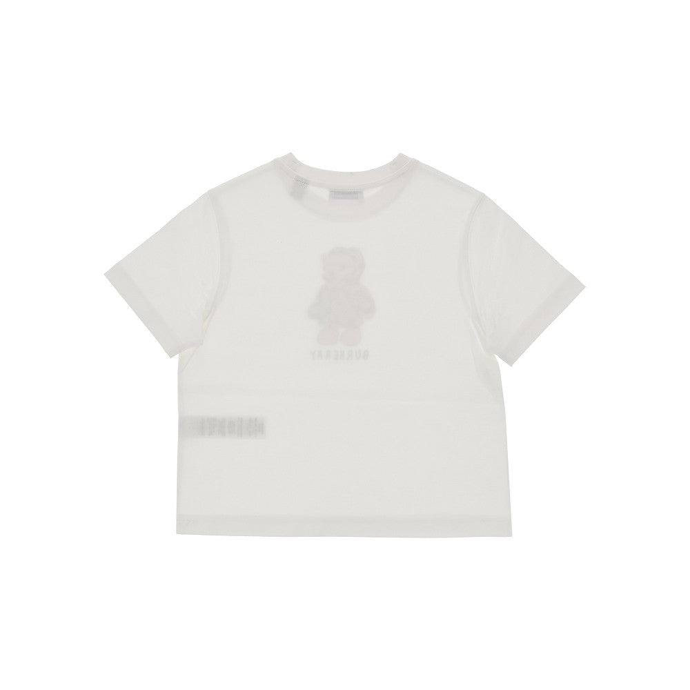 Jersey t-shirt with Thomas Bear print