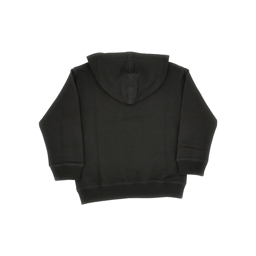 Felpa in cotone con stampa logo