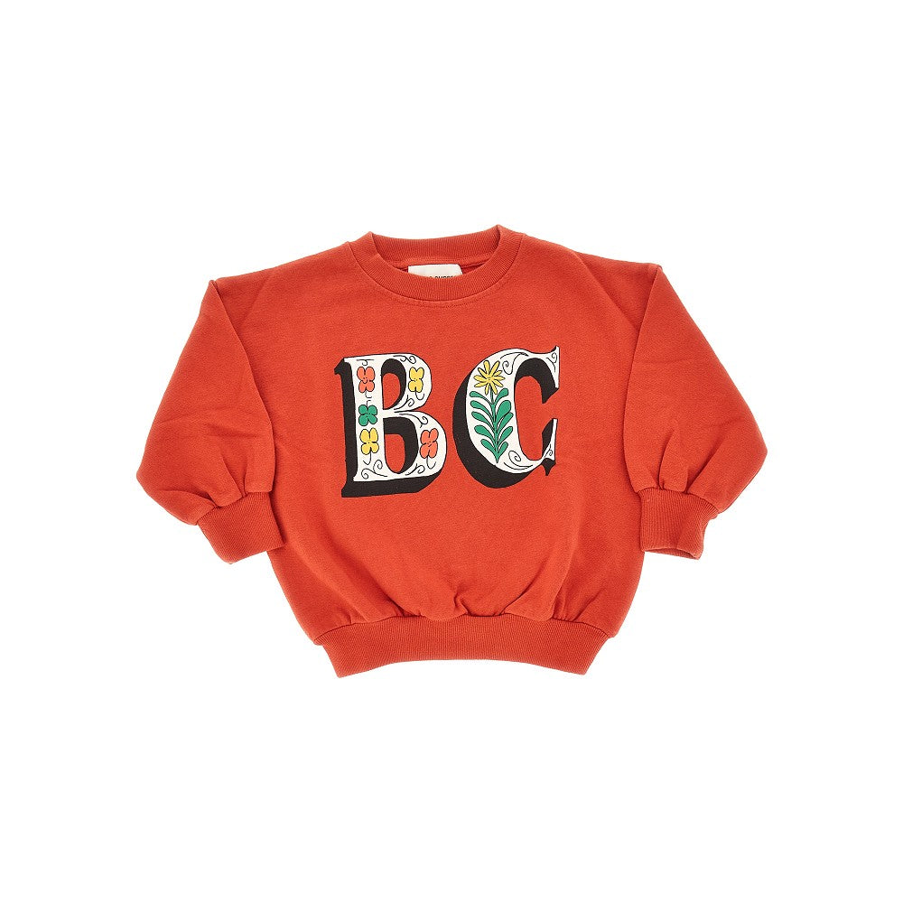Cotton 'Spring Letters' crewneck sweatshirt