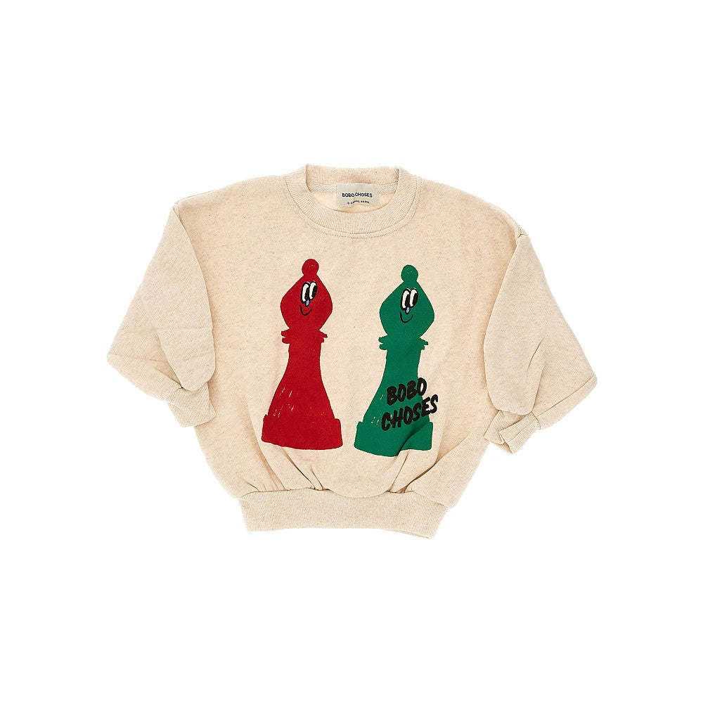 'Checkmate' crewneck sweatshirt