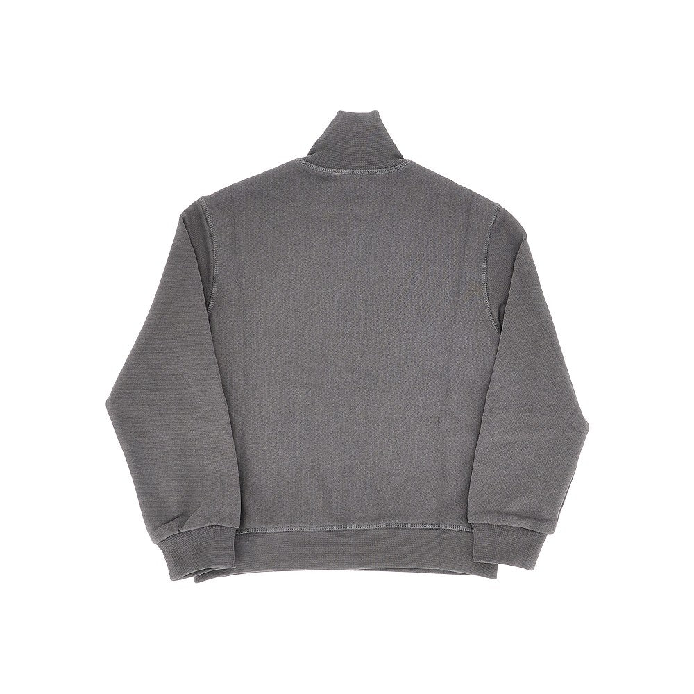 Felpa in cotone con stampa logo