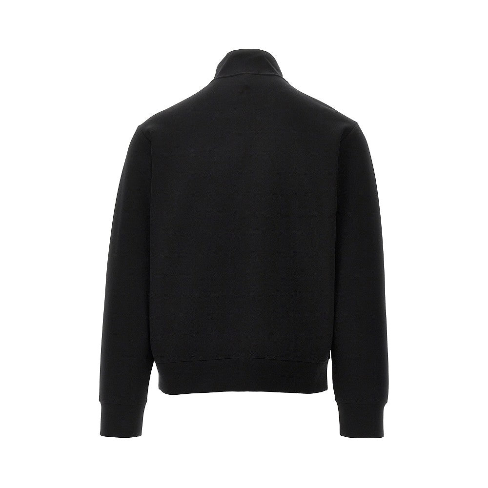 Felpa full-zip in double jersey