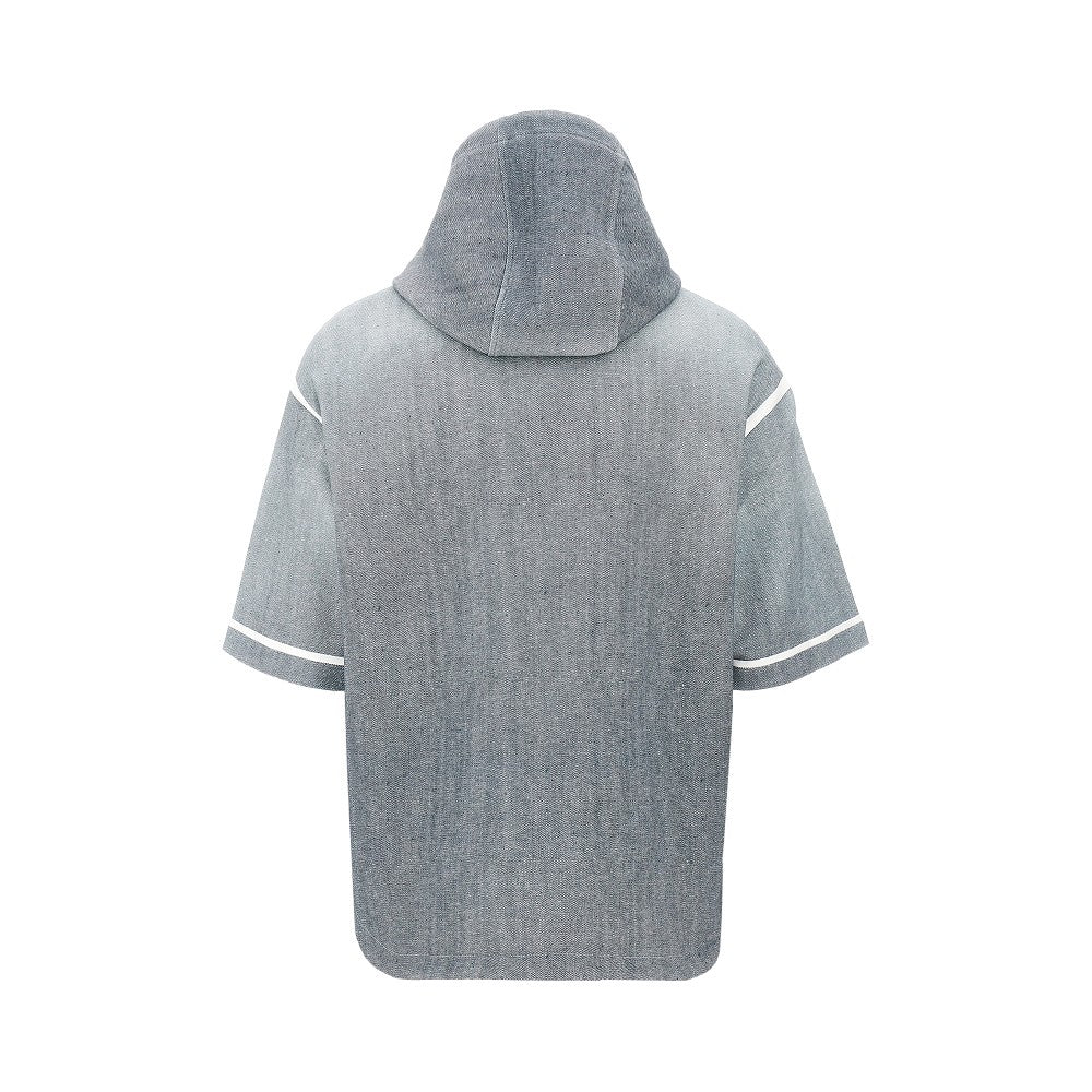 Double jersey oversized hoodie