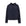Embossed logo motif full-zip hoodie