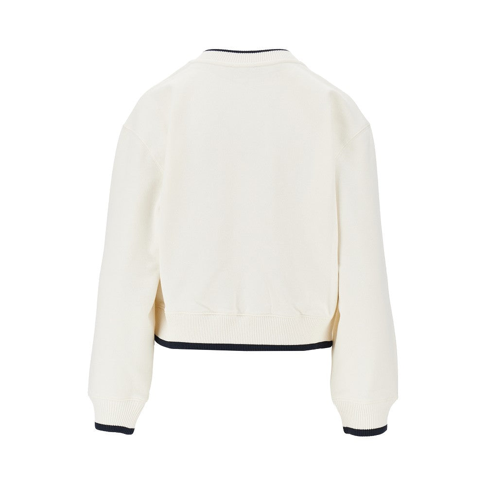 V-neck sweatshirt