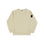 Felpa girocollo con badge logo