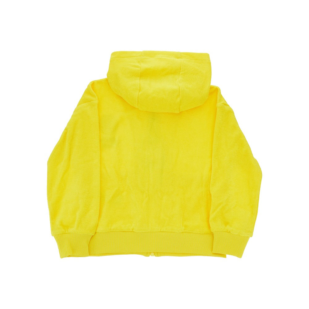 Toweling sweatshirt with embroidery