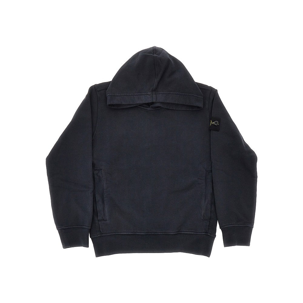 Organic cotton hoodie with Logo Badge