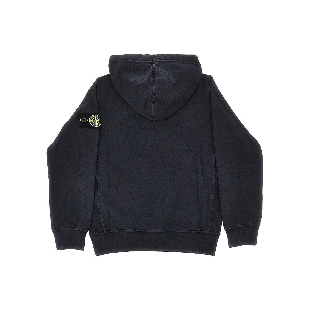 Organic cotton hoodie with Logo Badge