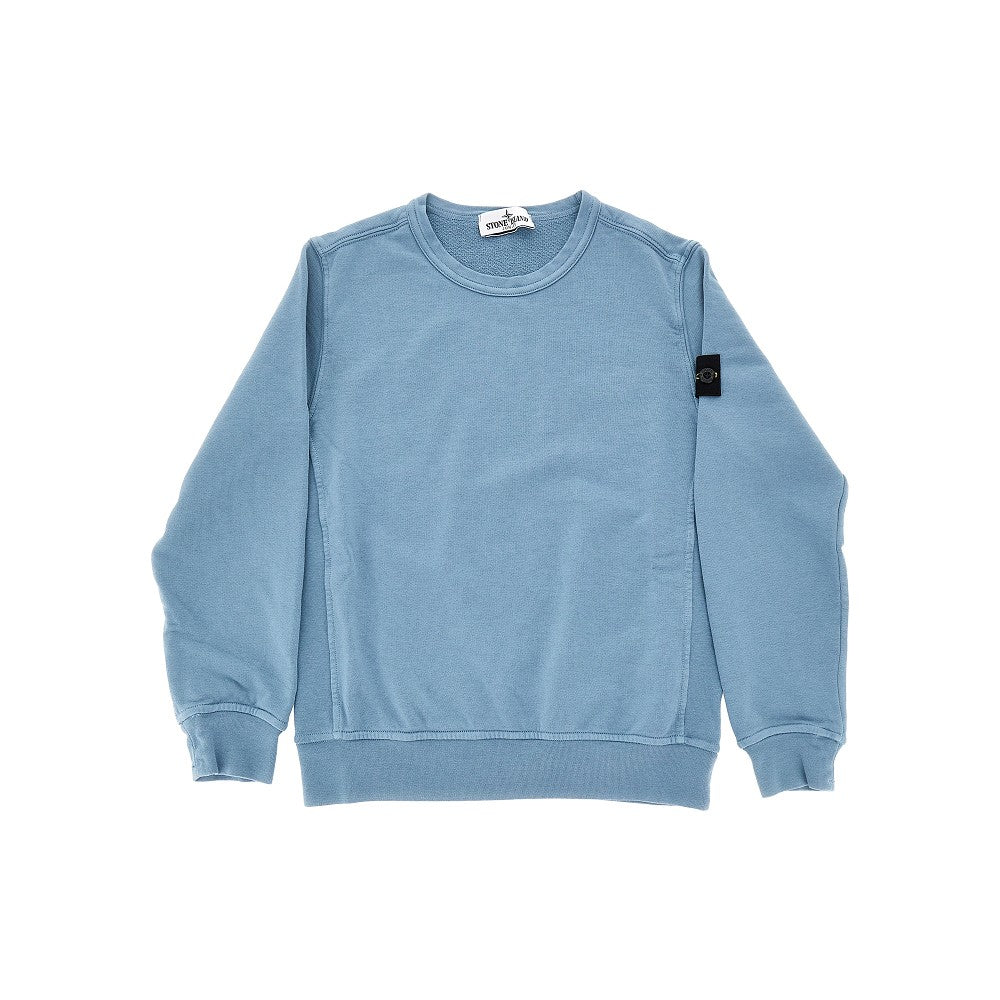 Cotton sweatshirt with Logo Badge