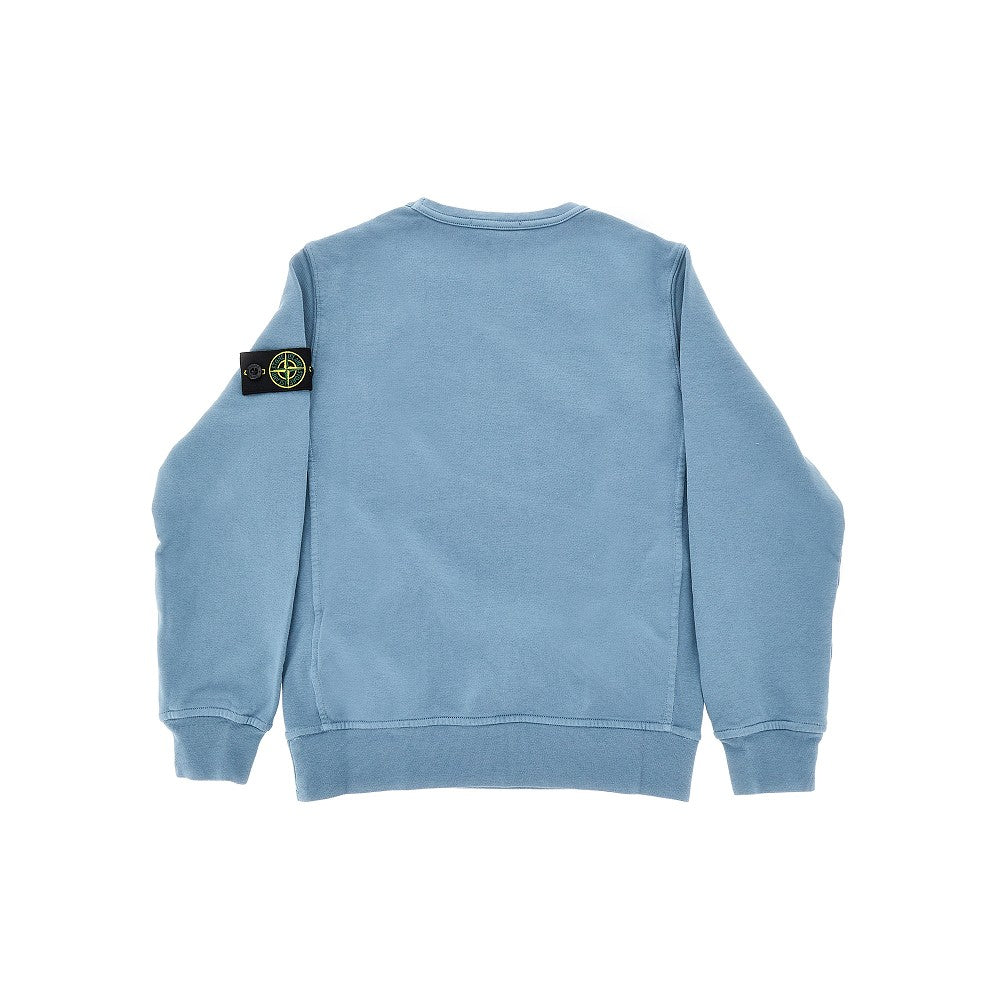 Cotton sweatshirt with Logo Badge