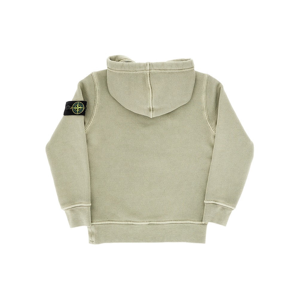 Cotton hoodie with Logo Badge