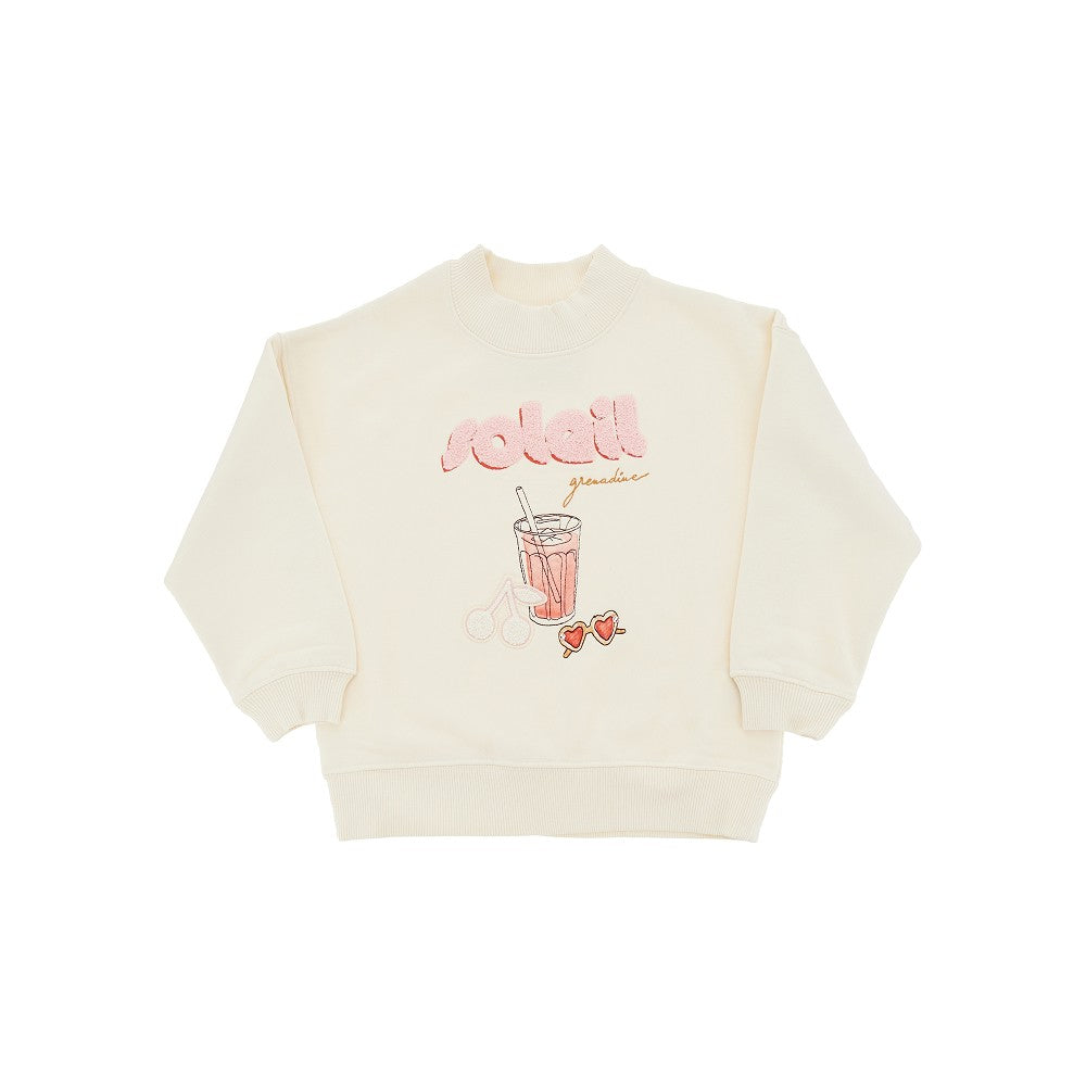 'Lika' embroidered crewneck sweatshirt