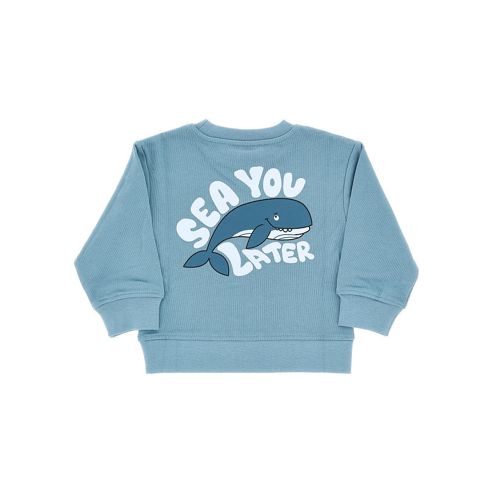 Printed crewneck sweatshirt
