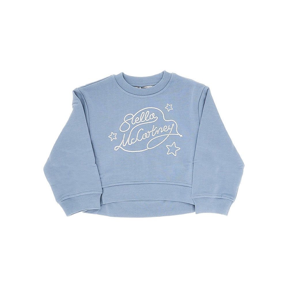 Felpa girocollo con stampa logo - KIDS