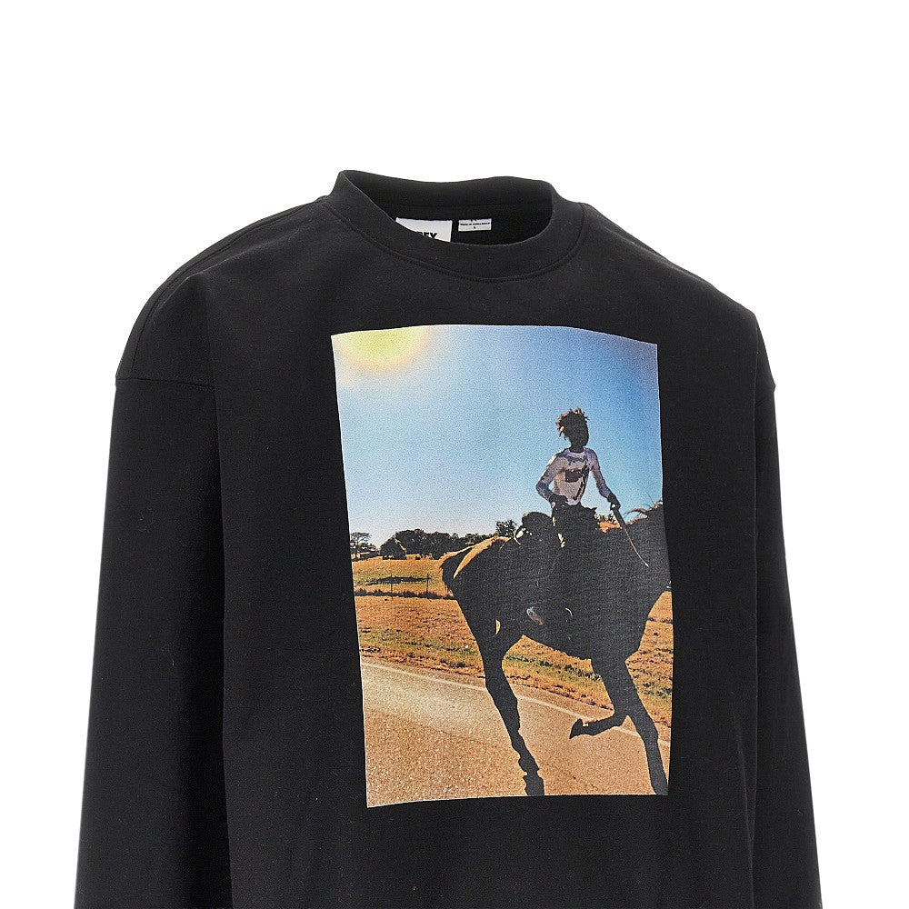 Sweatshirt with 'Trial Ride' print
