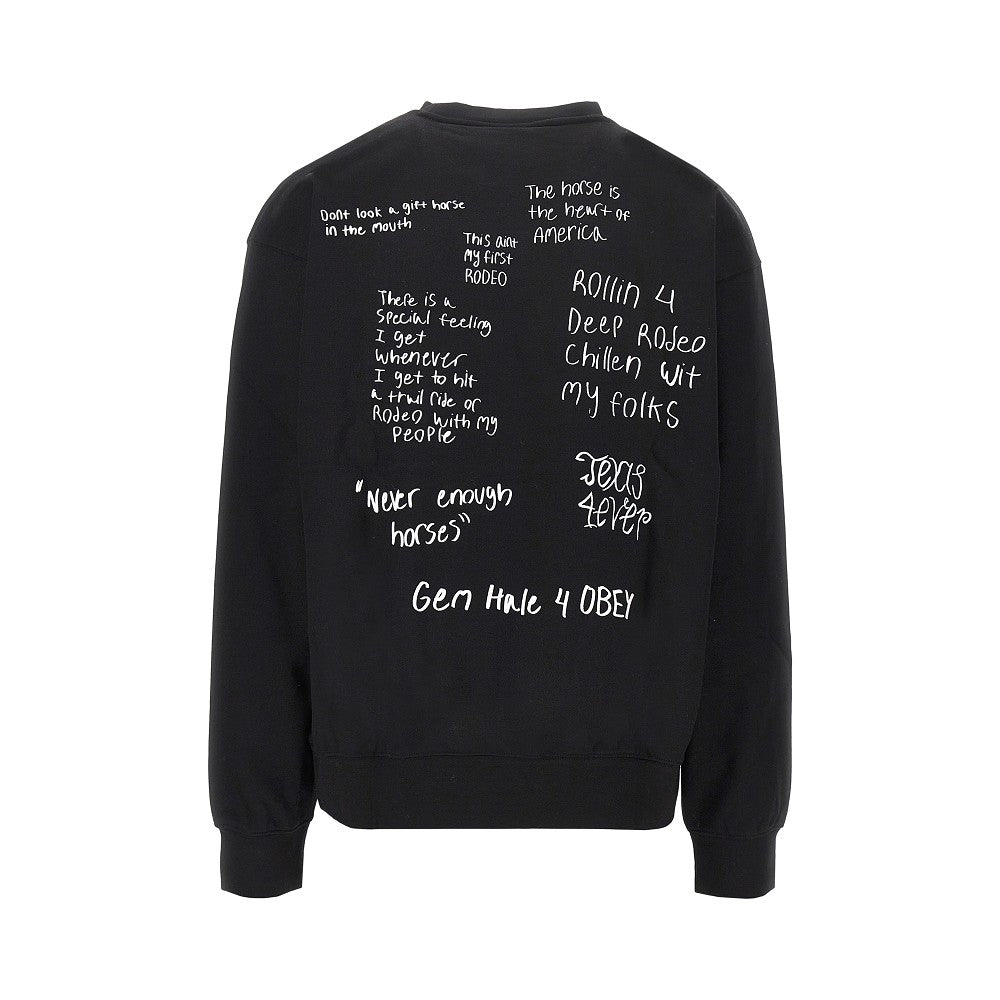 Sweatshirt with 'Trial Ride' print