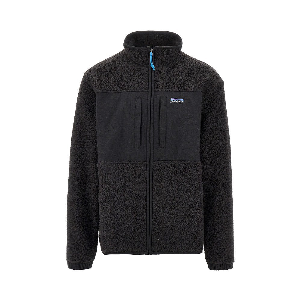 Giacca in pile Retro Patch