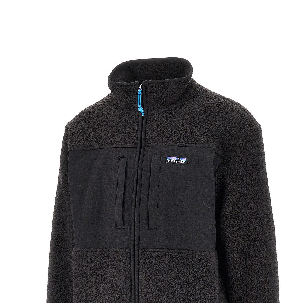 Giacca in pile Retro Patch