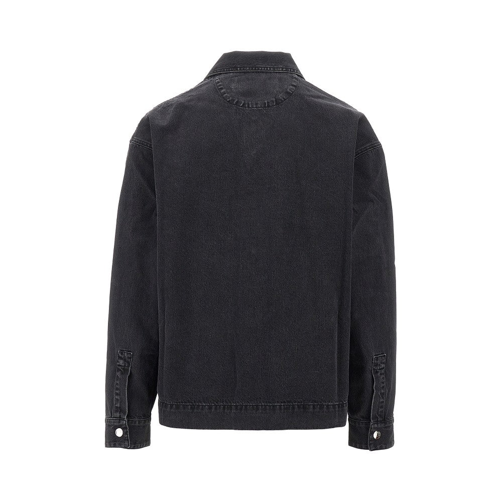 Boxy Fit denim overshirt
