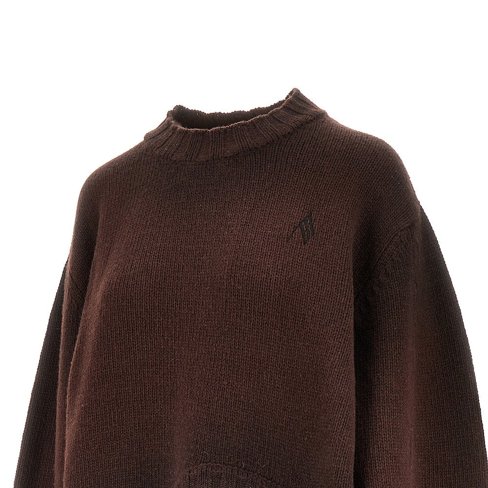 Pullover oversize in lana e cachemire