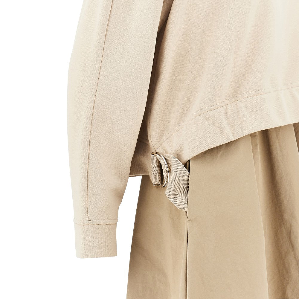 Midi dress and sweatshirt set