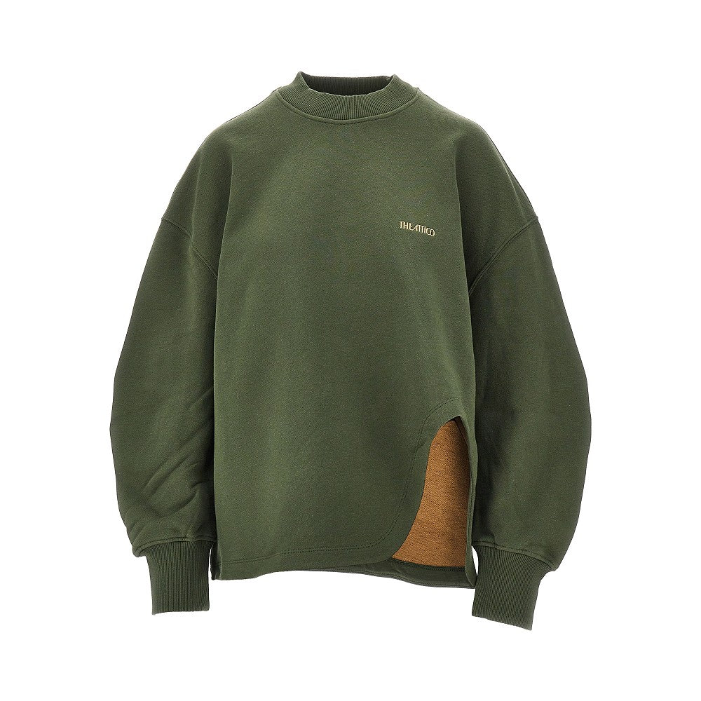 Felpa oversize con orlo sagomato