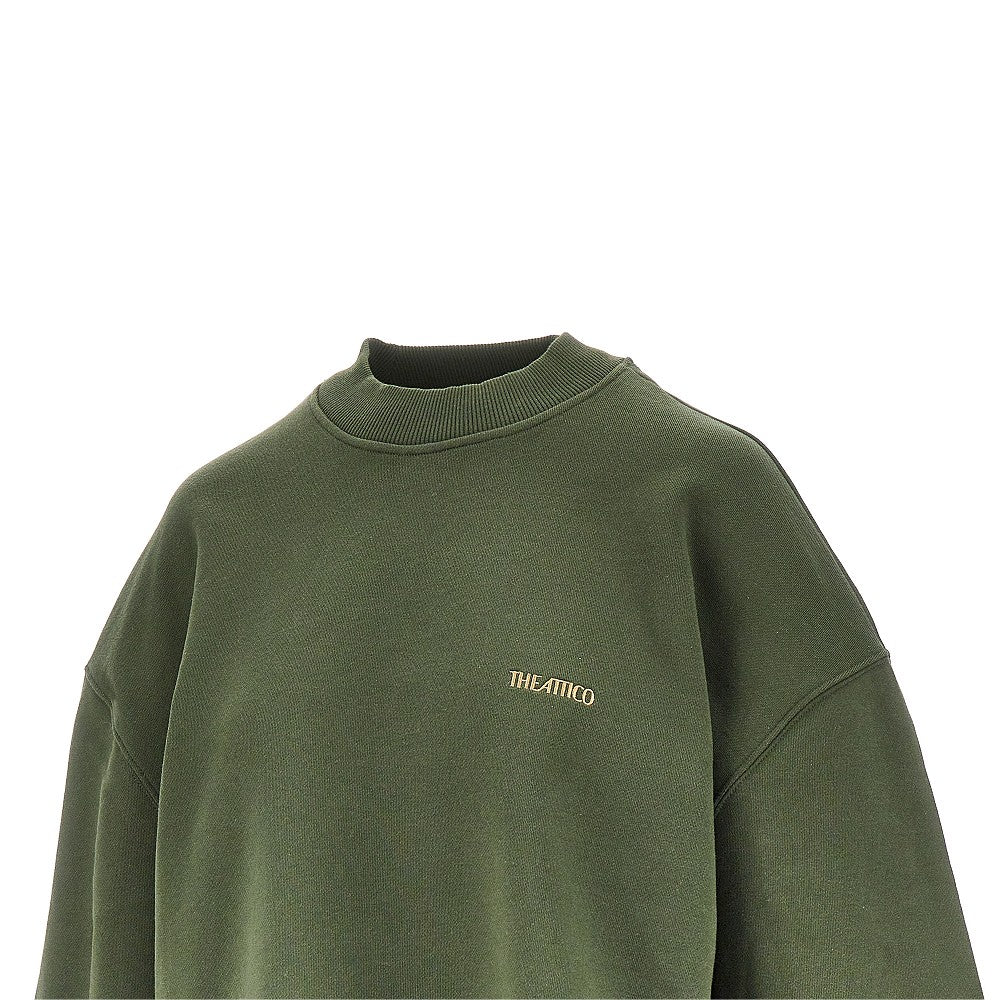 Felpa oversize con orlo sagomato
