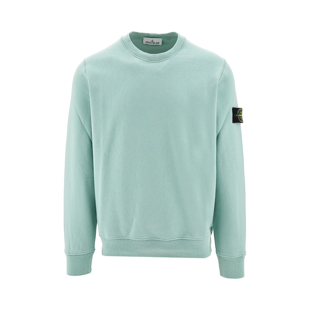 Logo badge crewneck sweatshirt