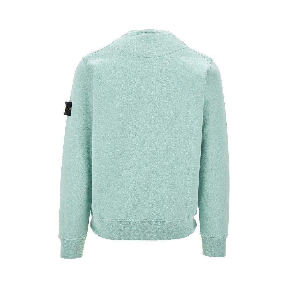 Logo badge crewneck sweatshirt