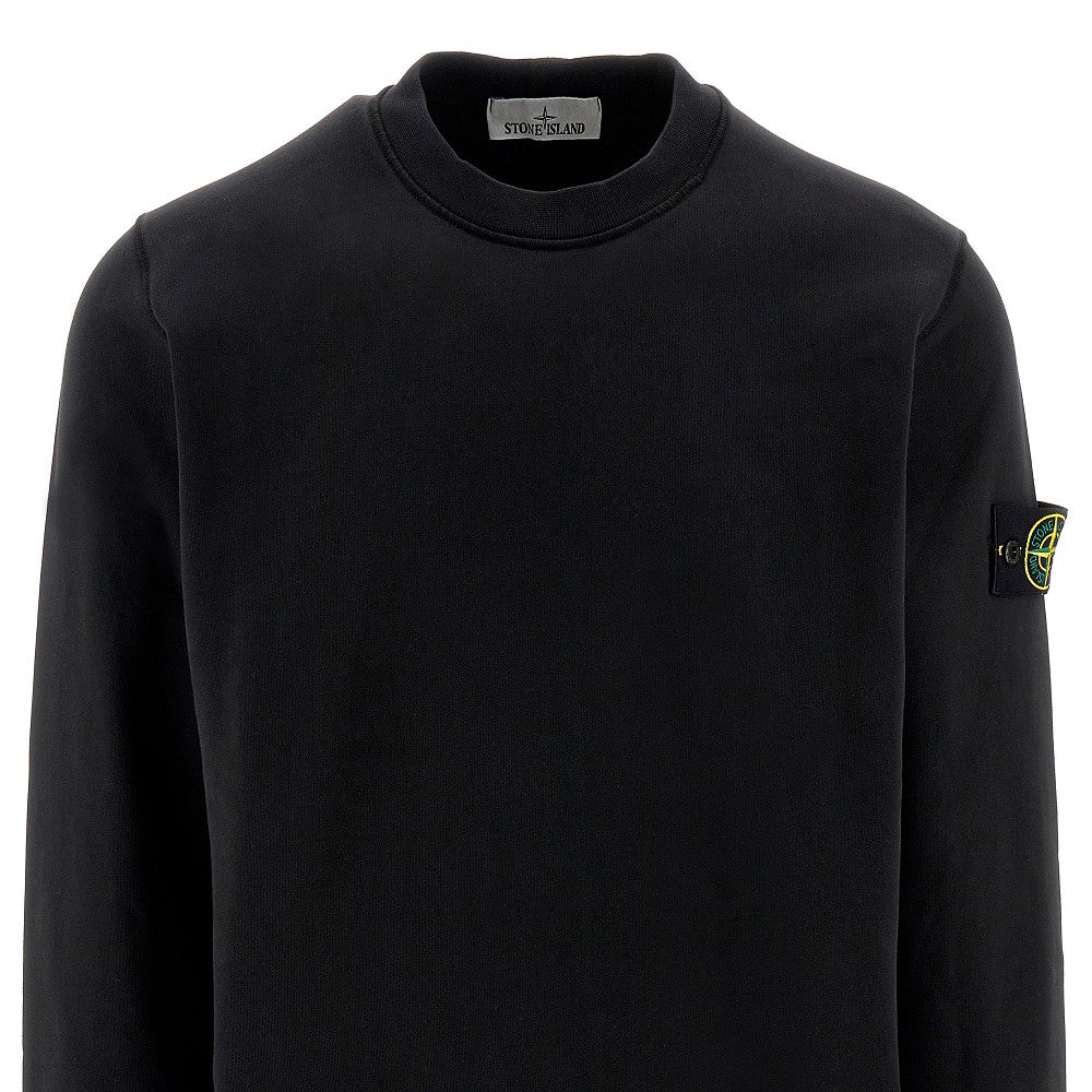 Logo badge crewneck sweatshirt