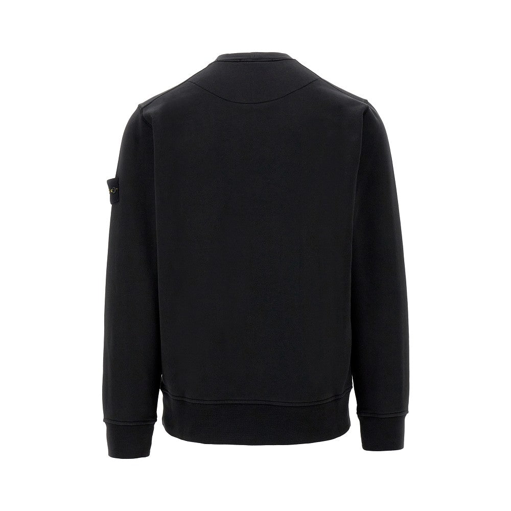 Logo badge crewneck sweatshirt