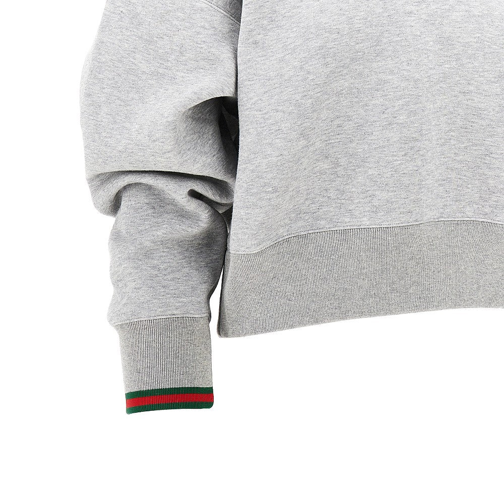 V-neck sweatshirt with Web trims