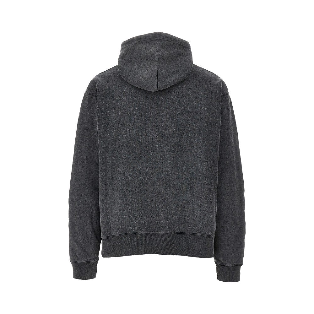 Washed Crayon Loop print hoodie