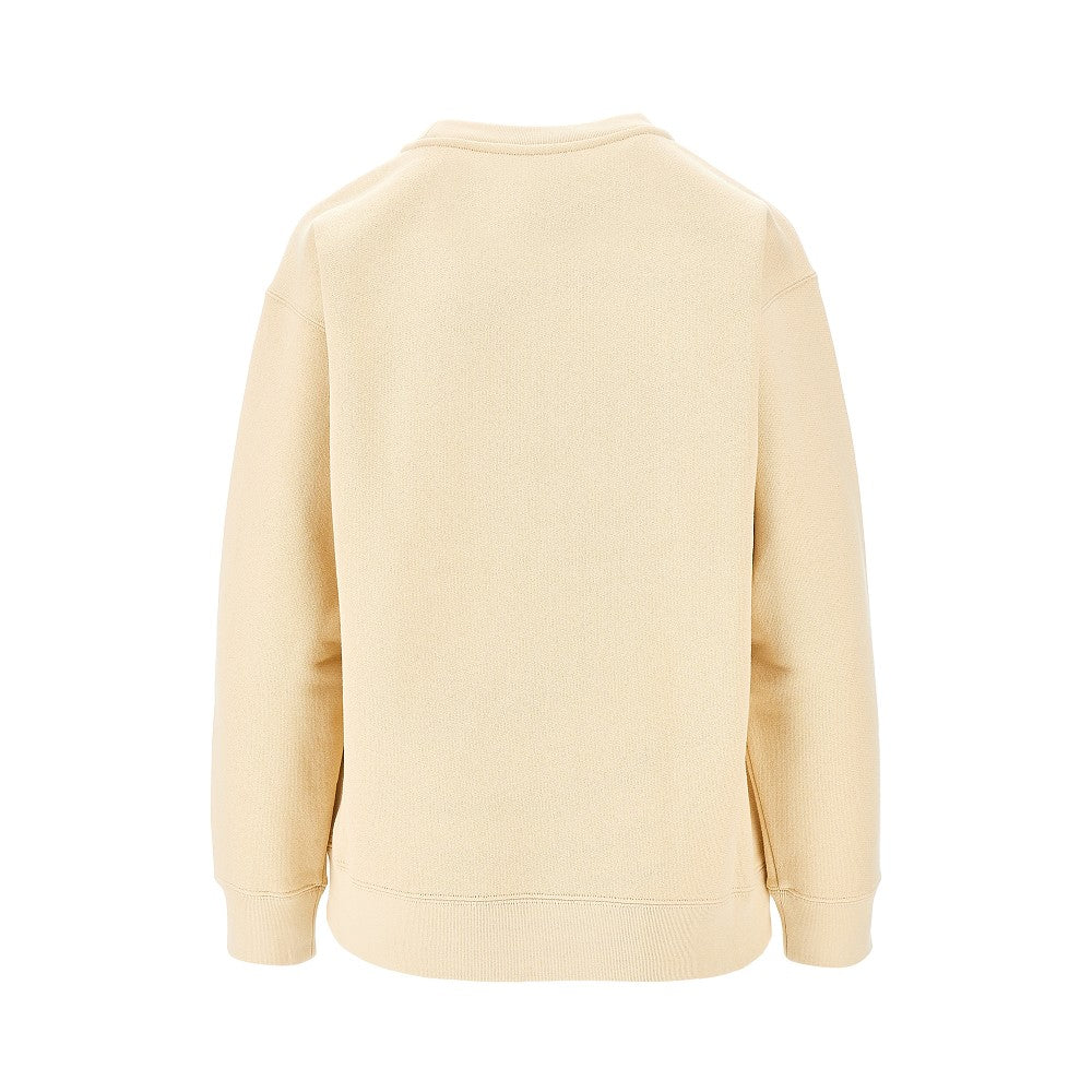 Chez Valentino embroidery crewneck sweatshirt