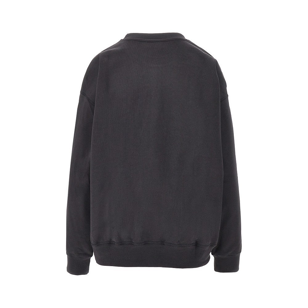 Bear print crewneck sweatshirt