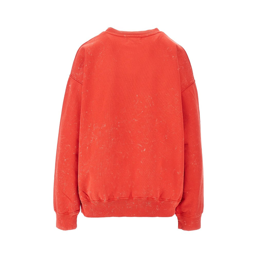 Cotton sweatshirt with 'Cherry' print