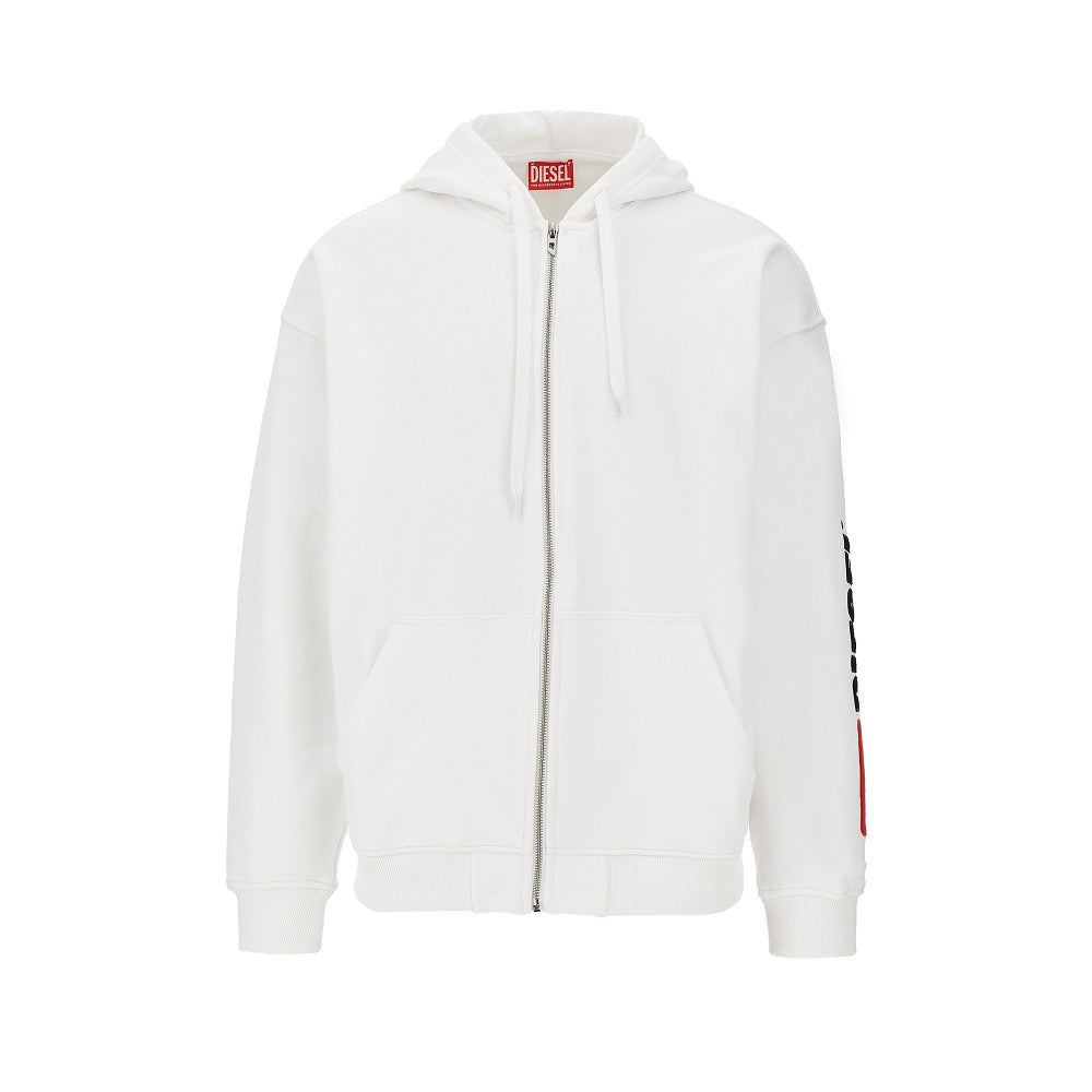 Felpa full-zip con ricamo Denim Division