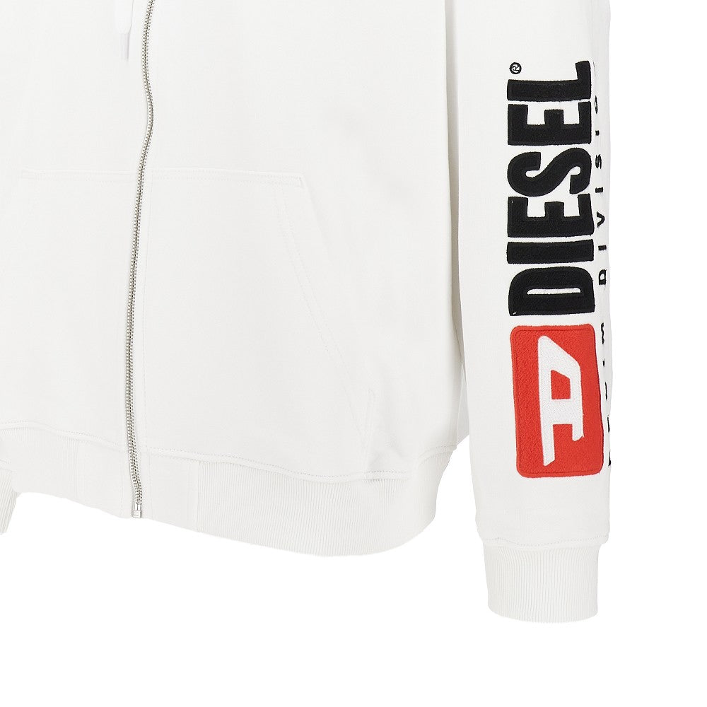 Felpa full-zip con ricamo Denim Division