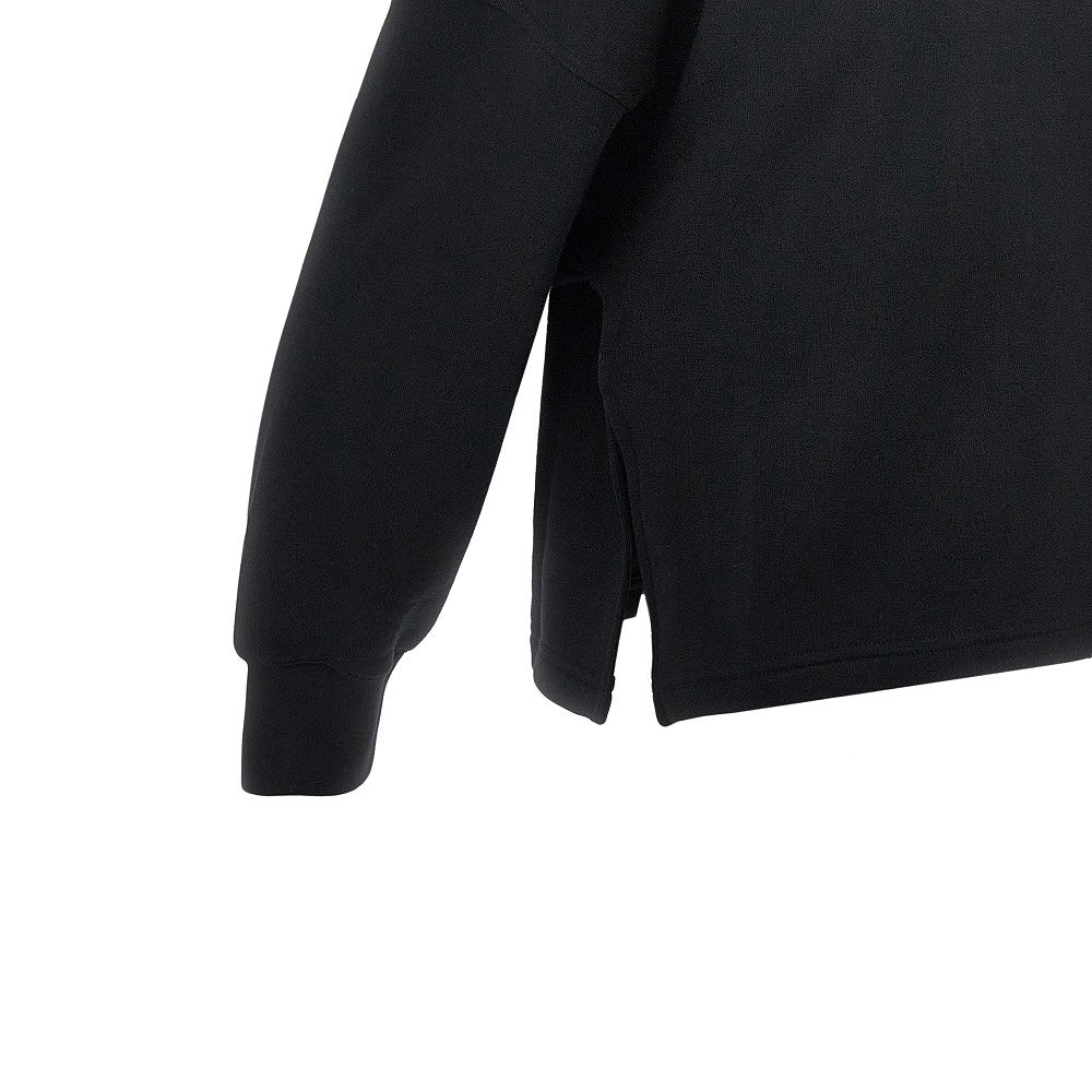 Boat-neck sweatshirt